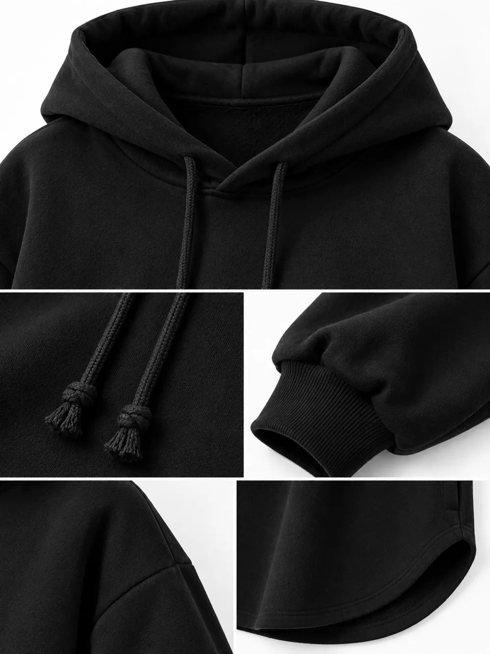 Women's Drawstring Dropped Shoulder Hoodie