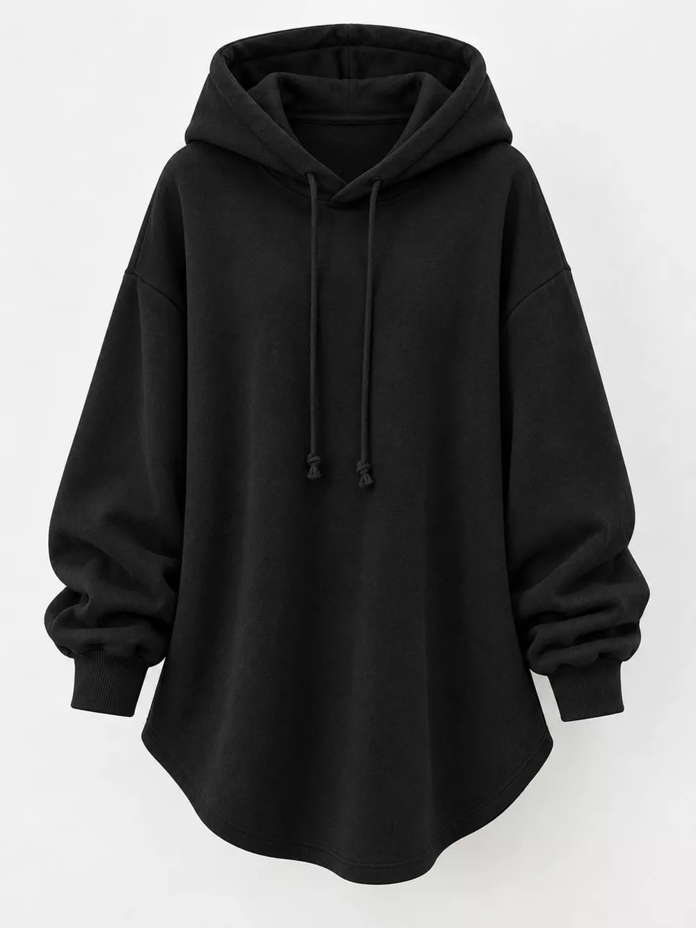 Women's Drawstring Dropped Shoulder Hoodie